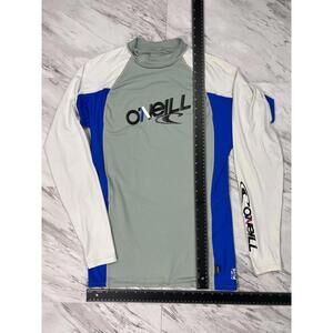 O’Neill Long Sleeve Rash Guard Surf UV 50+ Triflex Mens Small #8